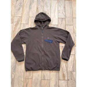 Patagonia kids youth XL (14) gray Micro D Snap-T Fleece Jacket MSRP $90